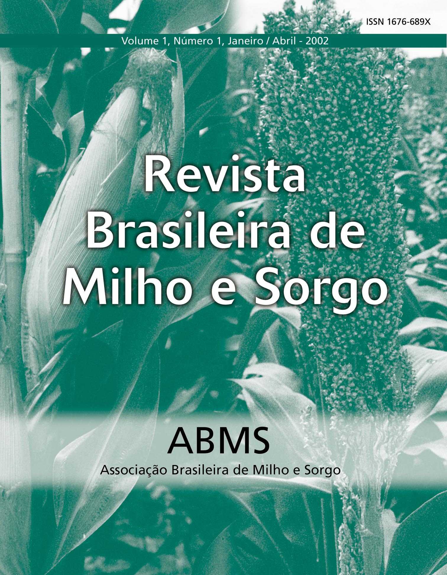 Revista Brasileira de Milho e Sorgo/Brazilian Journal of Maize and Sorghum